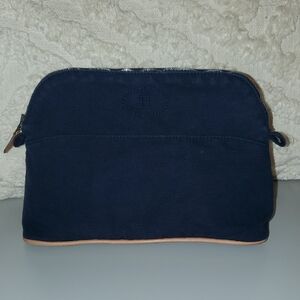 Hermes Navy Canvas Bolide Bag